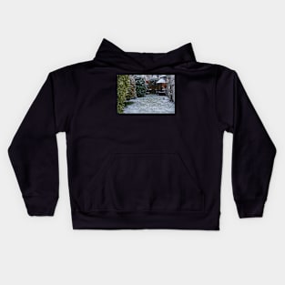 Snow in the Garden Kids Hoodie